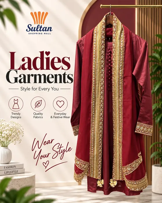 Sultan Shopping Mall: Ladies garments