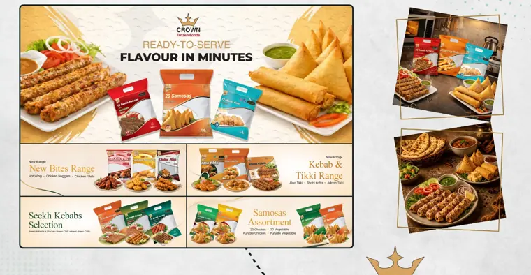 Crown Frozen Food: Web banners