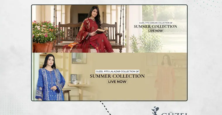 Güzel: Summer collection web banners