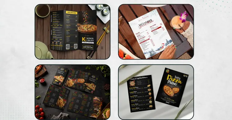 Menu design: Restaurant menus