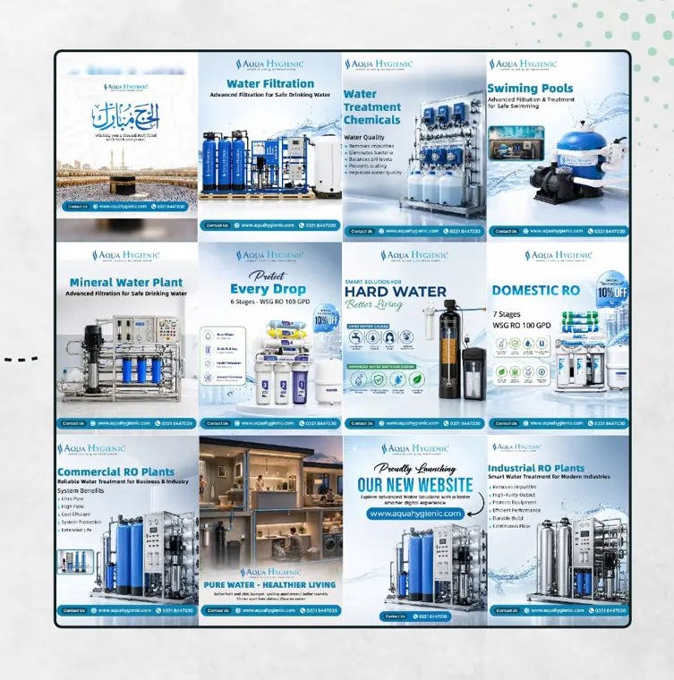 Aqua Hygienic: Water treatment social media