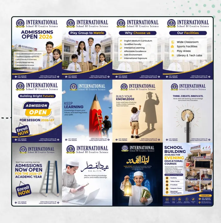 ISCS: Admissions and seasonal campaign