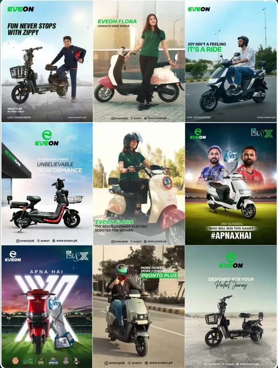 Eveon: Electric scooter brand social media