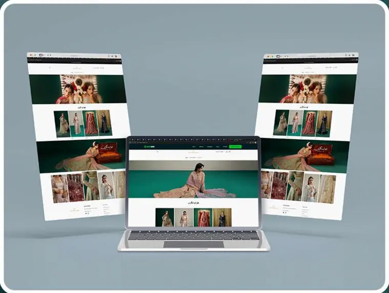 Fashion store website: E-commerce design, desktop and mobile
